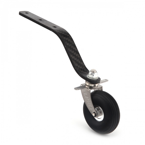 Carbon Fiber Tail Wheel kit A2 w/ 1.75inch PU Wheel for 100cc Plane