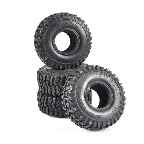1.9" Wheel Tires 4PCS for RC Car Rubber 116*42MM for 1:10 RC Crawler Car Axial SCX10 90046 AXI03007 TRX4